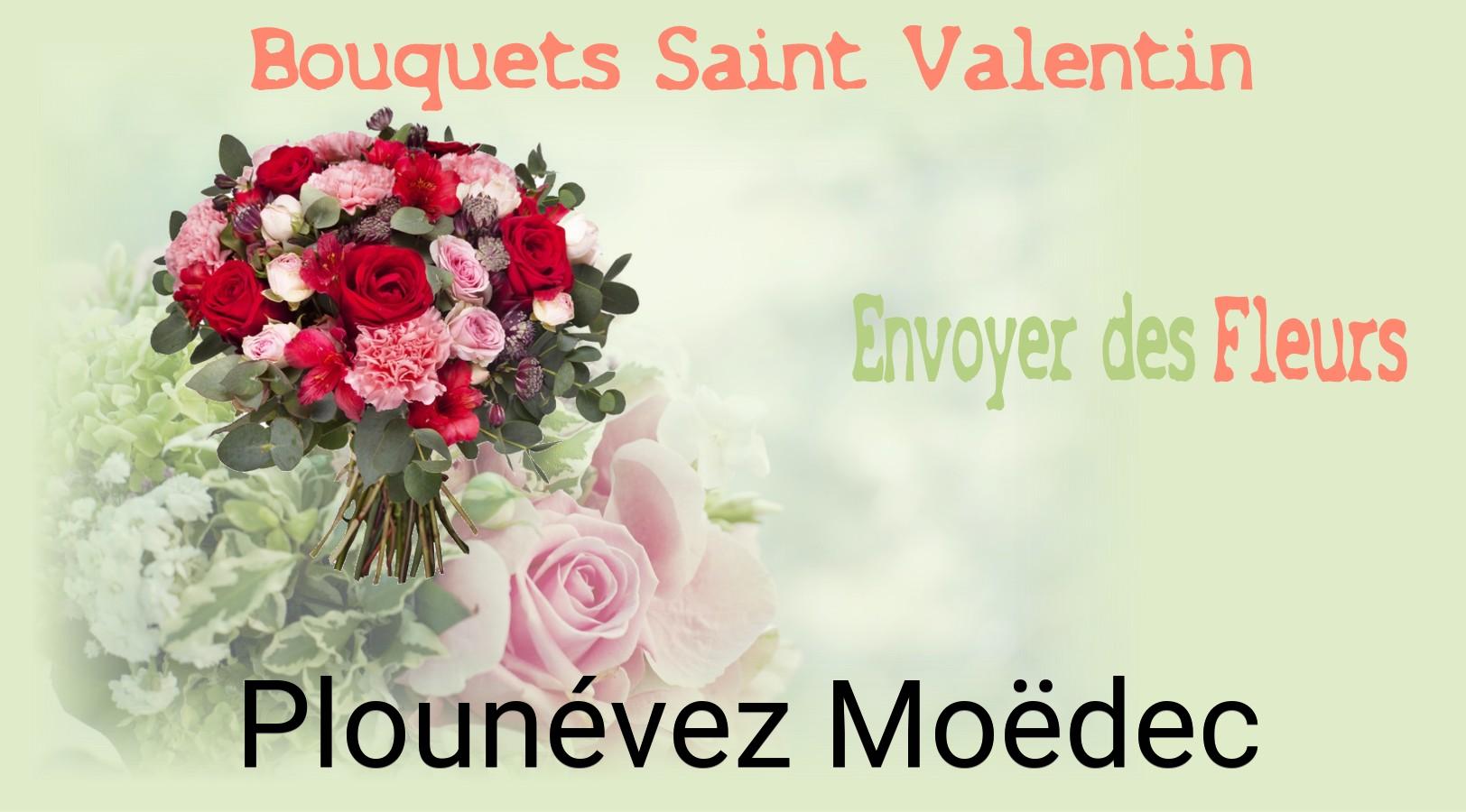 Roses de Saint-Valentin livrées à Plounévez-Moëdec